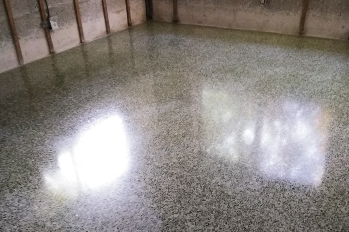 Repaired Terrazzo Floors