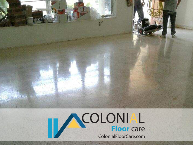 Terrazzo Flooring Install Process Fort Lauderdale